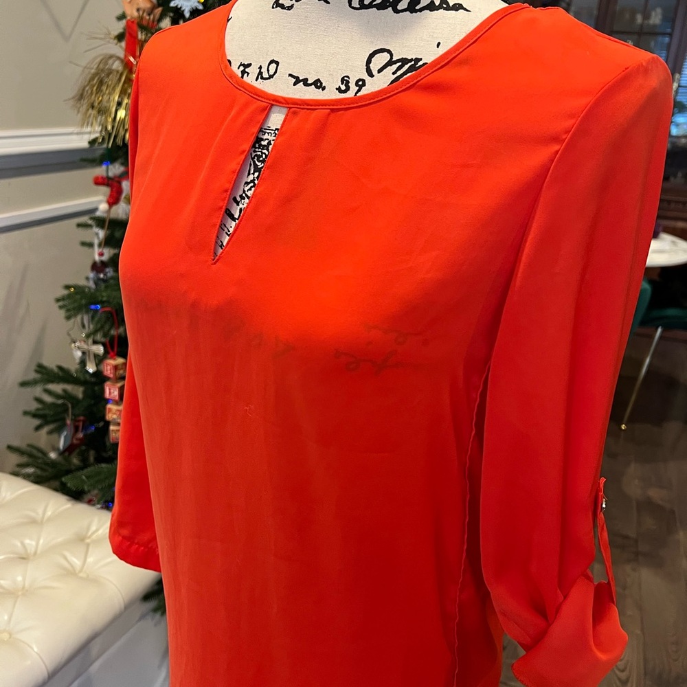 Red L/S Dress - Picture 2 of 4